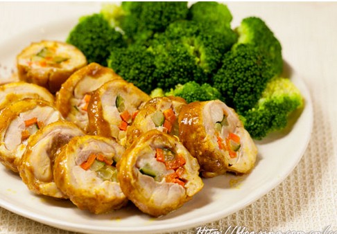 咖喱雞腿卷的做法 咖喱雞腿卷的做法