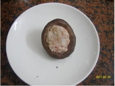 芙蓉釀香菇的做法圖文步驟