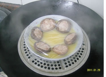 芙蓉釀香菇的做法圖文步驟