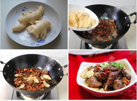 麻辣干煸兔丁的做法圖文步驟