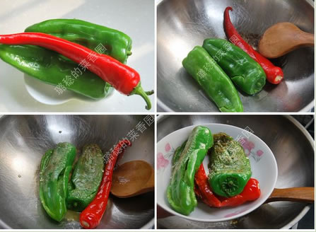 虎皮椒炒肉皮的做法圖文步驟
