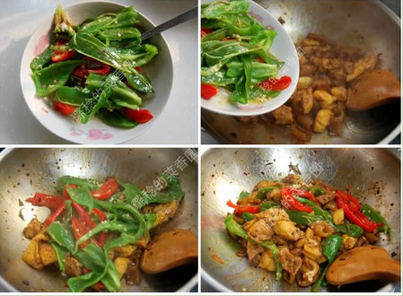 虎皮椒炒肉皮的做法圖文步驟