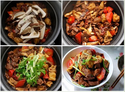 油豆腐泡燒牛肉的做法圖文步驟