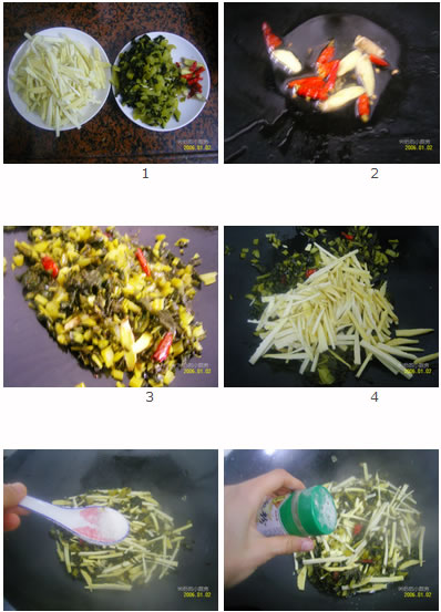 酸菜筍絲的做法圖文步驟