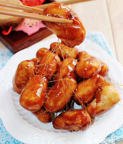 拔絲小芋頭的做法 拔絲小芋頭的做法