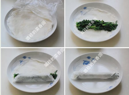 薺菜卷春的做法圖文步驟