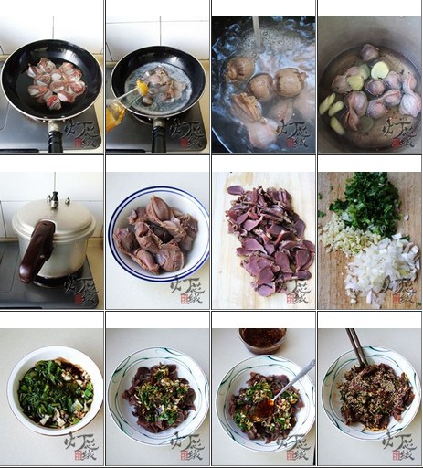 香辣拌鴨肫的做法圖文步驟