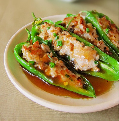 青椒釀肉的做法 青椒釀肉的做法