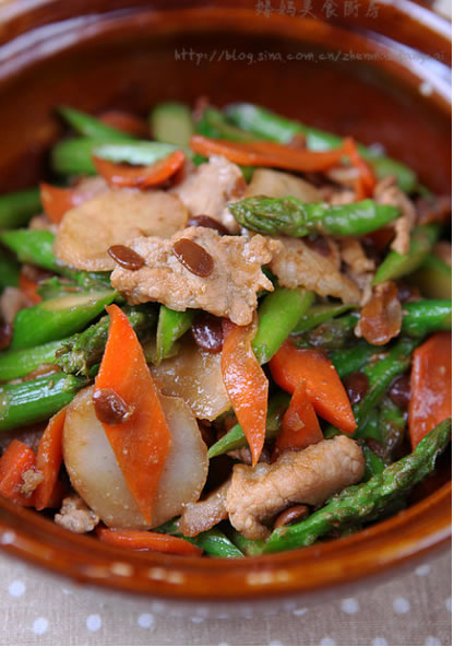 醬爆肉片蘆筍的做法 醬爆肉片蘆筍的做法