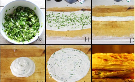 雞油蔥花餅的做法圖文步驟