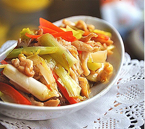 韭黃炒雞絲的做法 韭黃炒雞絲的做法