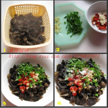 剁椒涼拌木耳的做法圖文步驟