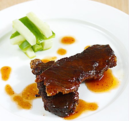 茄汁烤肉眼牛排的做法 茄汁烤肉眼牛排的做法