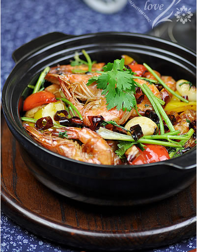 干鍋香辣蝦的做法 干鍋香辣蝦的做法