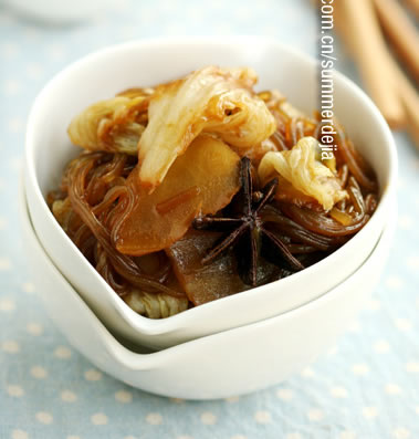 白菜燉土豆的做法圖文步驟