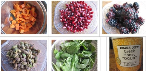 石榴籽柿子沙拉的做法圖文步驟