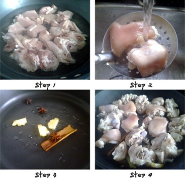 軟糯紅燒豬手的做法圖文步驟