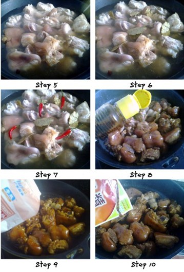 軟糯紅燒豬手的做法圖文步驟