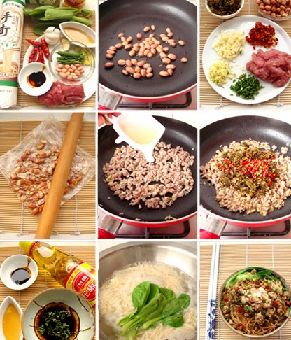 四川小吃擔擔面的做法圖文步驟