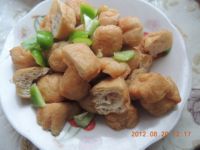 油豆腐炒青菜的做法圖文步驟