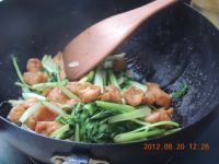 油豆腐炒青菜的做法圖文步驟