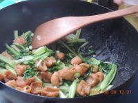 油豆腐炒青菜的做法圖文步驟