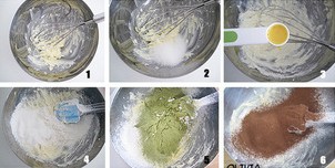 奇異果造型餅干的做法圖文步驟