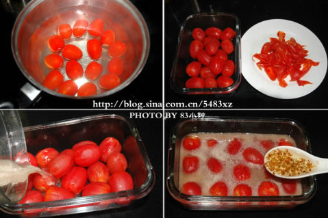 蜜漬圣女果的做法圖文步驟