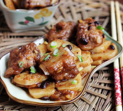 豆豉年糕排骨的做法 豆豉年糕排骨的做法