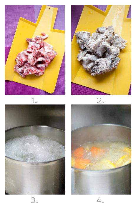 蟲草玉米龍骨湯的做法圖文步驟