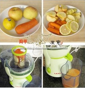胡蘿卜蘋(píng)果汁的做法圖文步驟