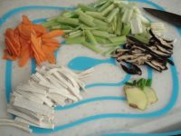 炒彩絲的做法圖文步驟