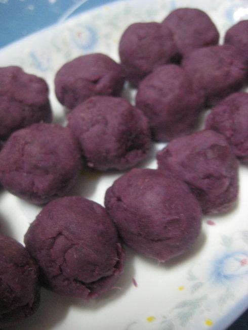 紫薯蛋黃月餅的做法圖文步驟