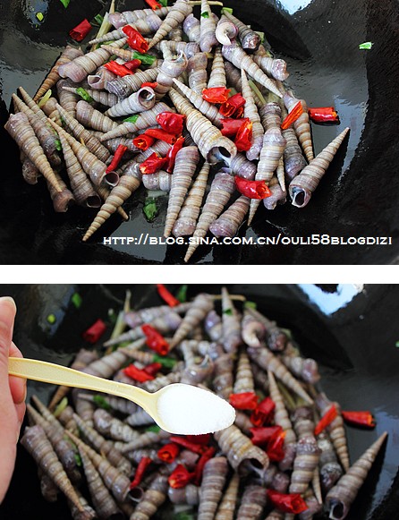 辣炒錐螺的做法圖文步驟