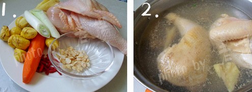 板栗參雞湯的做法圖文步驟