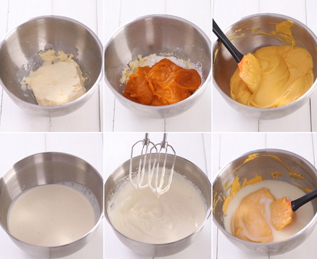 南瓜乳酪凍糕的做法圖文步驟