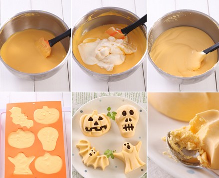 南瓜乳酪凍糕的做法圖文步驟