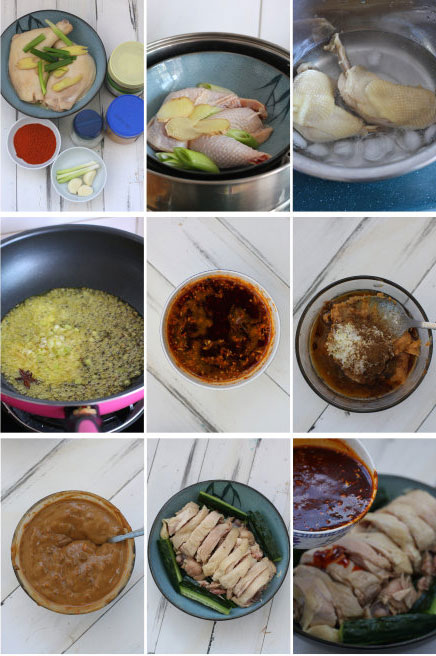 麻醬口水雞的做法 麻醬口水雞的做法