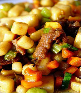 炒疙瘩的做法 炒疙瘩的做法