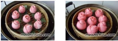 玫瑰花卷的做法圖文步驟
