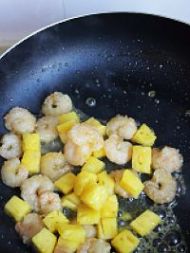 鳳梨蝦球的做法圖文步驟