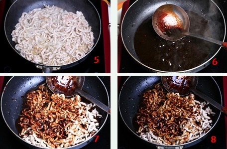 北京小吃-京醬肉絲的做法圖文步驟