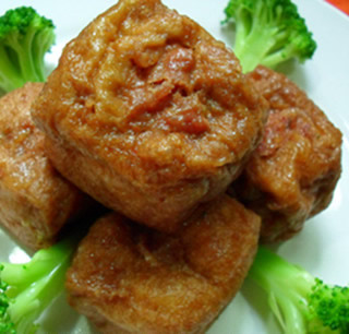 油豆腐嵌肉的做法 油豆腐嵌肉的做法