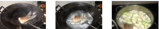 魚尾節(jié)瓜湯的做法圖文步驟