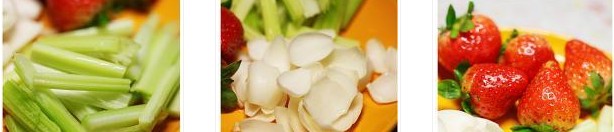 莓杏拌百合的做法圖文步驟