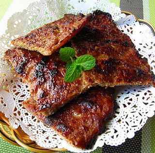 烤豬肉干的做法 烤豬肉干的做法