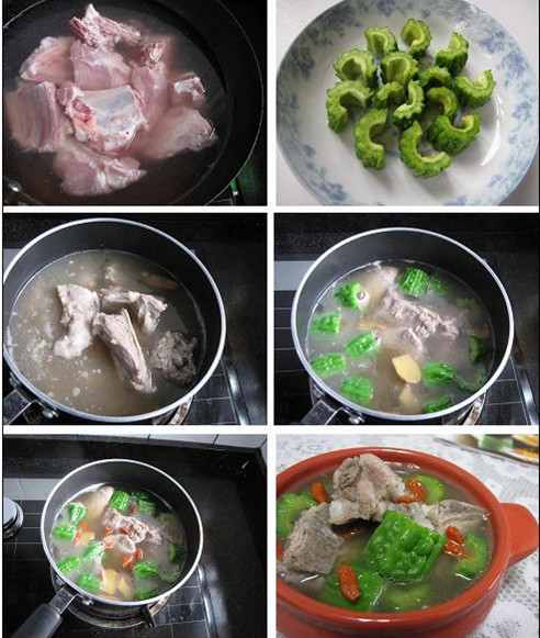 夏季養(yǎng)生湯:苦瓜排骨湯的做法圖文步驟