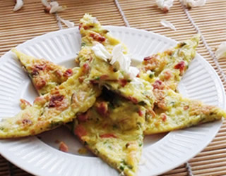 槐花雞蛋烙的做法 槐花雞蛋烙的做法