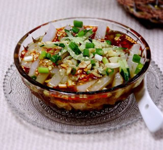 酸辣葛根水粉的做法 酸辣葛根水粉的做法