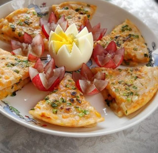 蔥香牛奶紅薯餅的做法 蔥香牛奶紅薯餅的做法